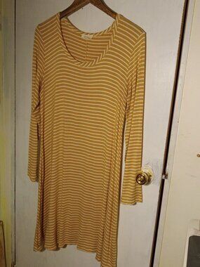Pinc 1X stripe dress